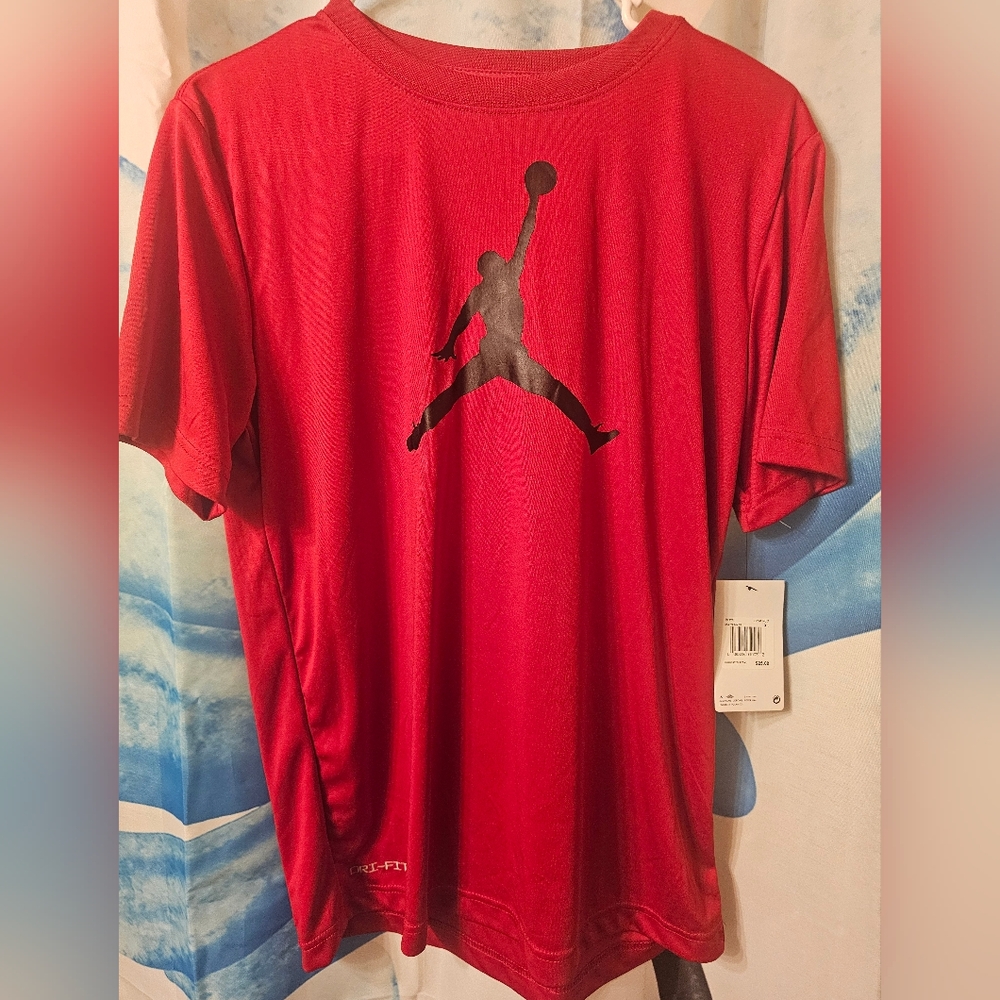 Nike Red Jumpman Dri-FIT Tee